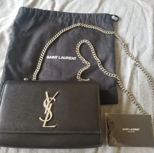 saint laurent kate monogram bag